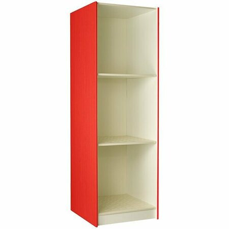 I.D. SYSTEMS 29'' Deep Tulip Red 3 Compartment Instrument Storage Cabinet 89432 278429 Z043 53832429Z043